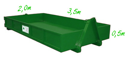 Kontejner na odpad 3m<sup>3</sup>